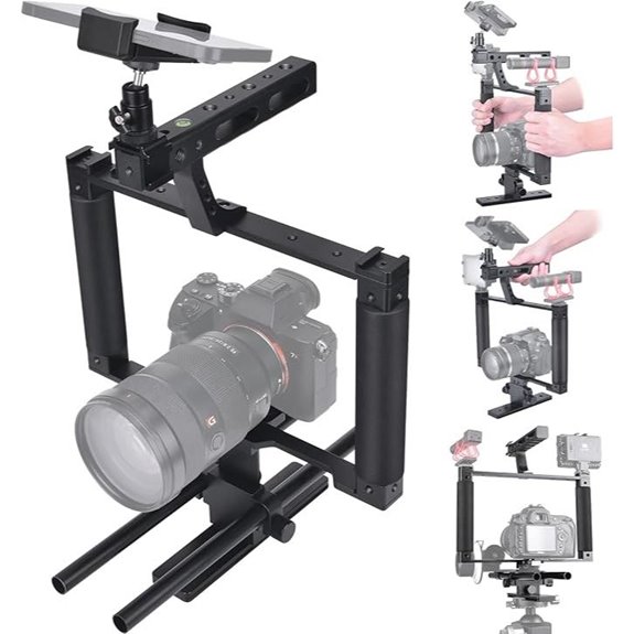 Universal Camera Stabilizer Cage for DSLR and Mirrorless