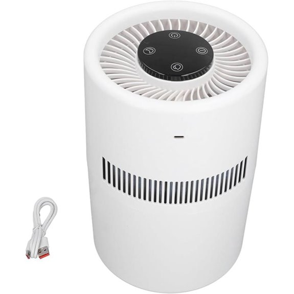 2-in-1 Air Purifier and Humidifier with Water Tank