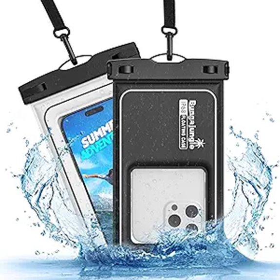 Waterproof Phone Pouch 2-Pack IP68 Floatable Cases