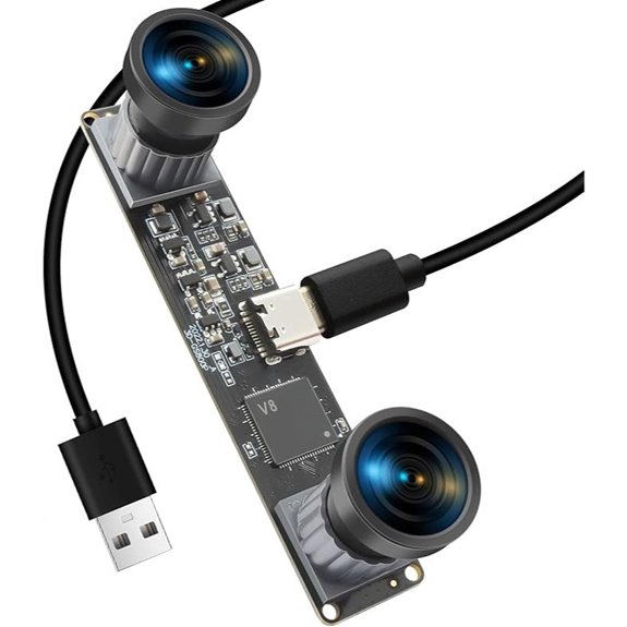 MMlove Dual Lens 3D Webcam for VR and Face Recognition