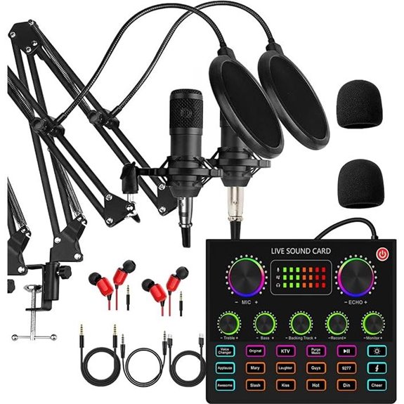Podcast Equipment Bundle for 2 with Microphones