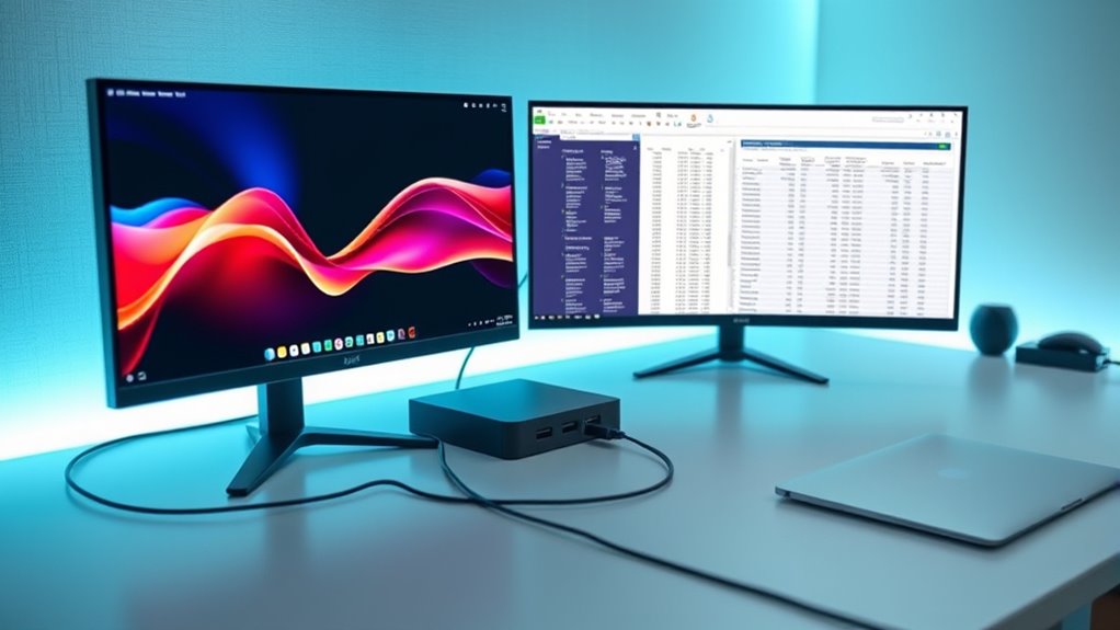 dual monitor docking essentials