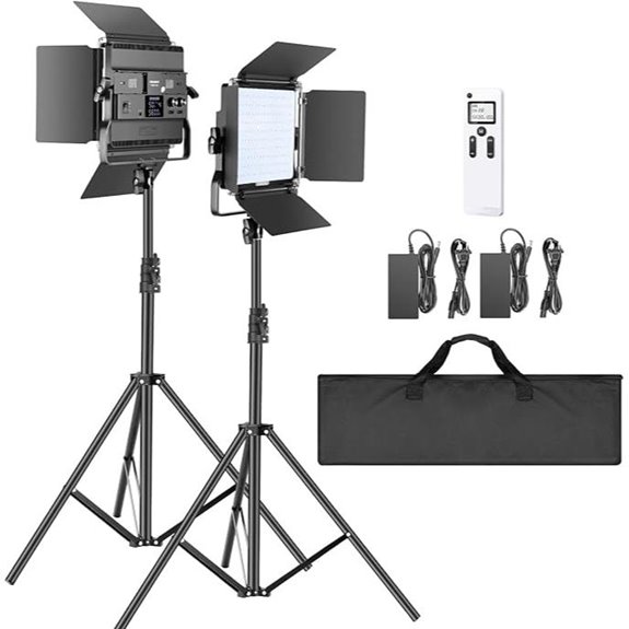 Neewer 2-Pack 2.4G LED Video Light Kit