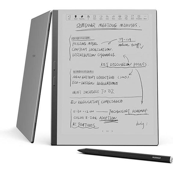 X 10.65 E Ink Tablet with Stylus and Long Battery
