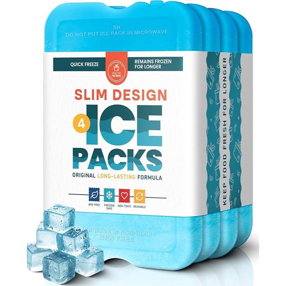 Healthy Packers Reusable Ice Packs for Coolers