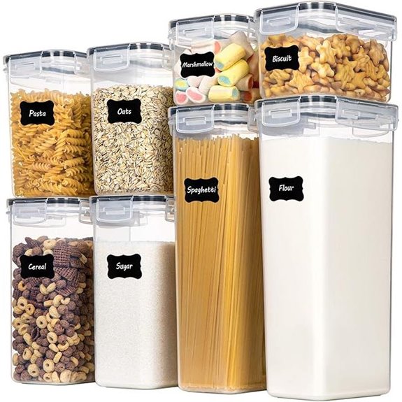 CHEFSTORY Airtight Food Storage Containers (8 pcs)