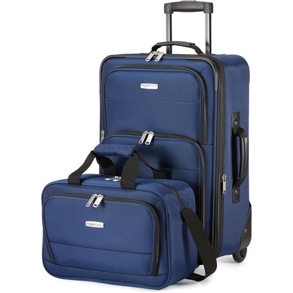 Amazon Basics Luggage Set with Wheels and Expandable Space