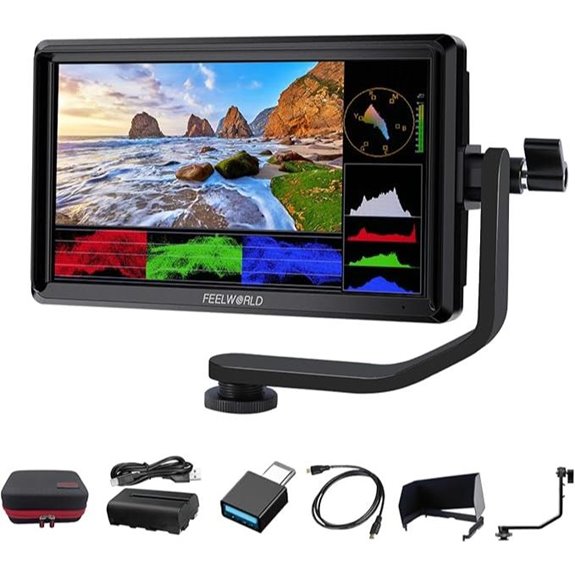 FEELWORLD S55 V3 6 DSLR Monitor Bundle