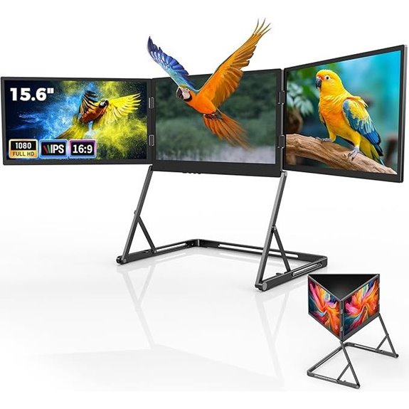 15.6 FHD Portable Triple Monitor Extender