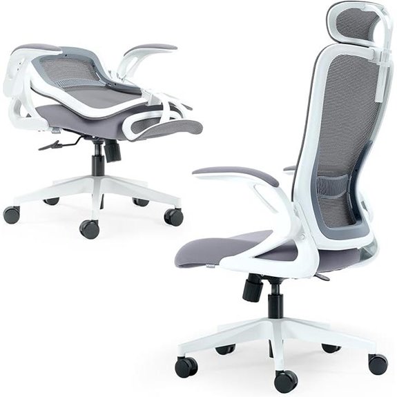 Tervo Model U Foldable Office Chair for Small Spaces