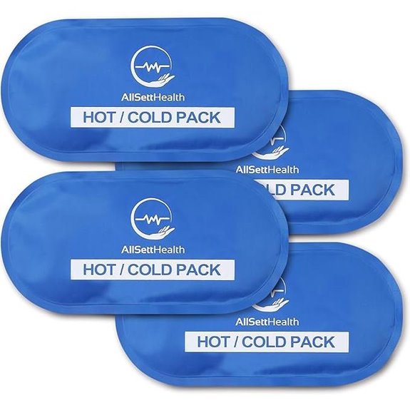 Reusable Gel Ice Packs for Injuries (4 Pack)