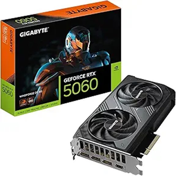 GIGABYTE RTX 5060 WINDFORCE OC 8G Graphics Card