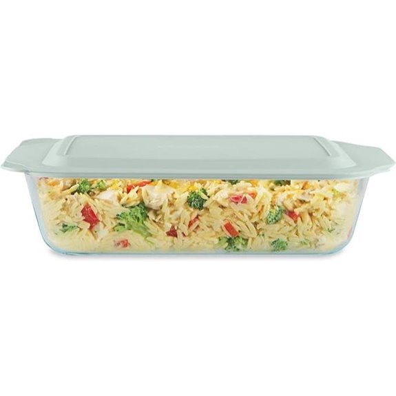 Pyrex Deep Glass Baking Dish with Lid