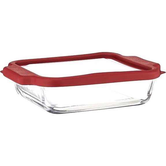 Anchor Hocking 8-Inch Glass Baking Dish with Lid