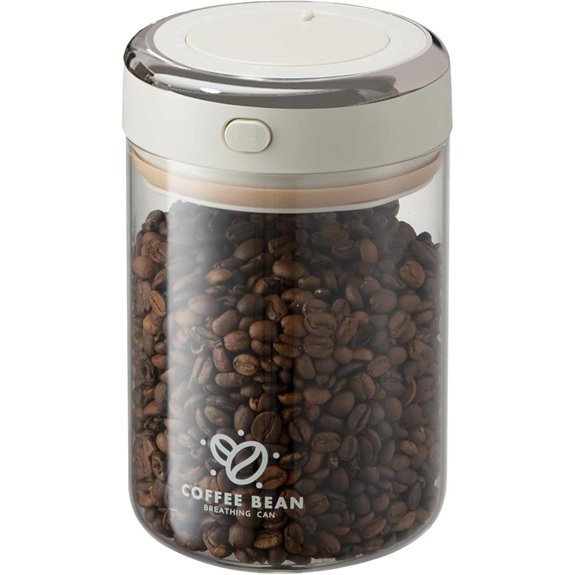Glass Coffee Storage Container with Date Tracker