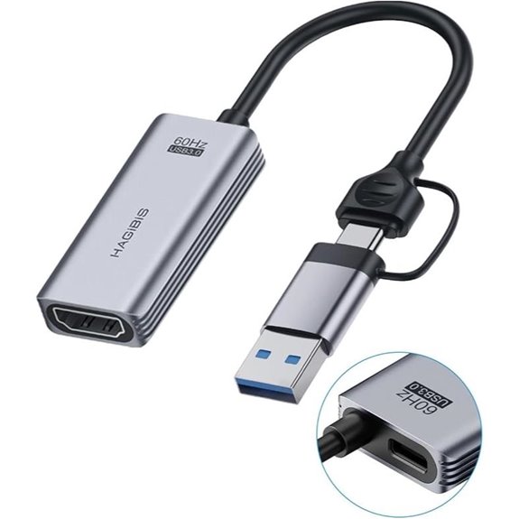 Hagibis USB3.0 Video Capture Card for Gaming and Streaming