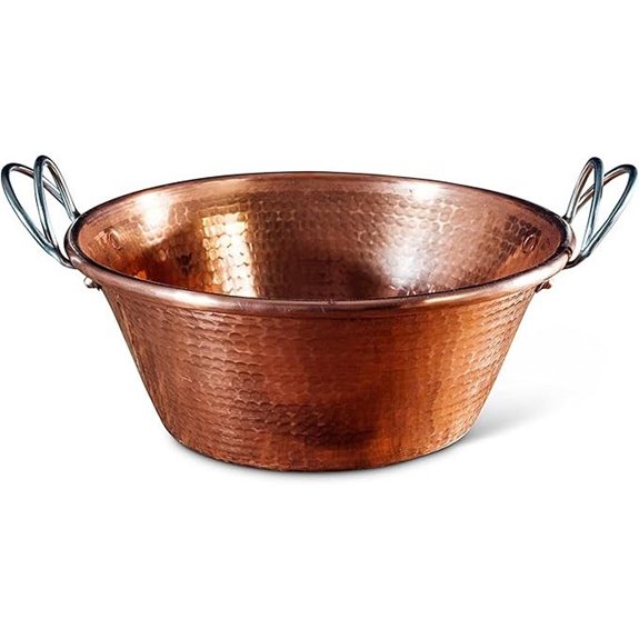 Sertodo Copper Jam Pan 10-inch Hand Hammered