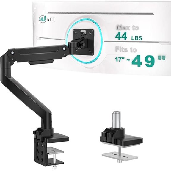 WALI Ultrawide Monitor Arm for Heavy Screens