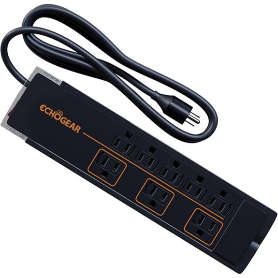 ECHOGEAR ShockBlocker Surge Protector Power Strip