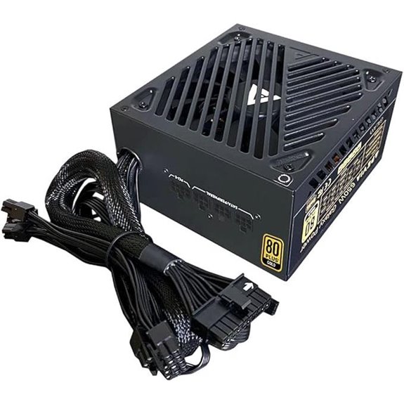 Apevia 650W 80+ Gold Semi-Modular Gaming Power Supply
