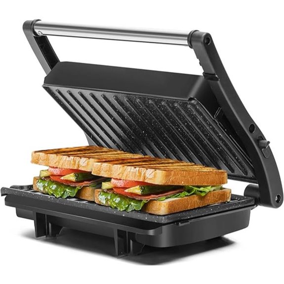 Aigostar 1000W Sandwich Maker & Electric Grill