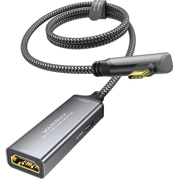 WARRKY 1080P 60Hz Capture Card with Power Delivery