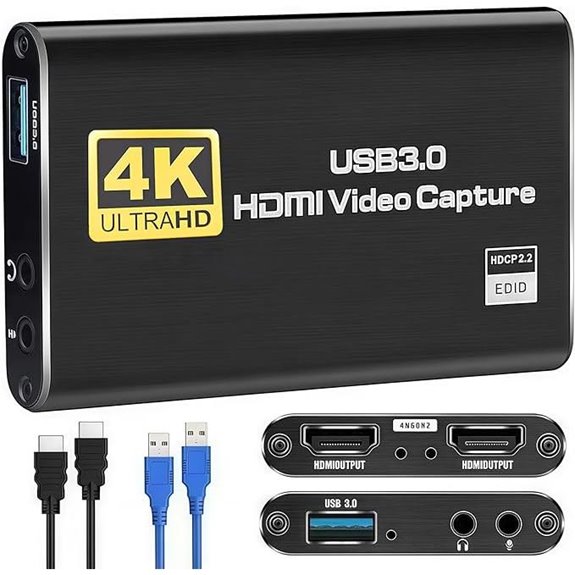 4K HDMI Capture Card for Switch and Consoles