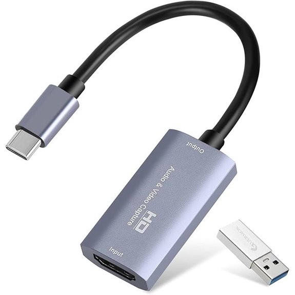 Guermok 4K HDMI USB-C Capture Card for Streaming