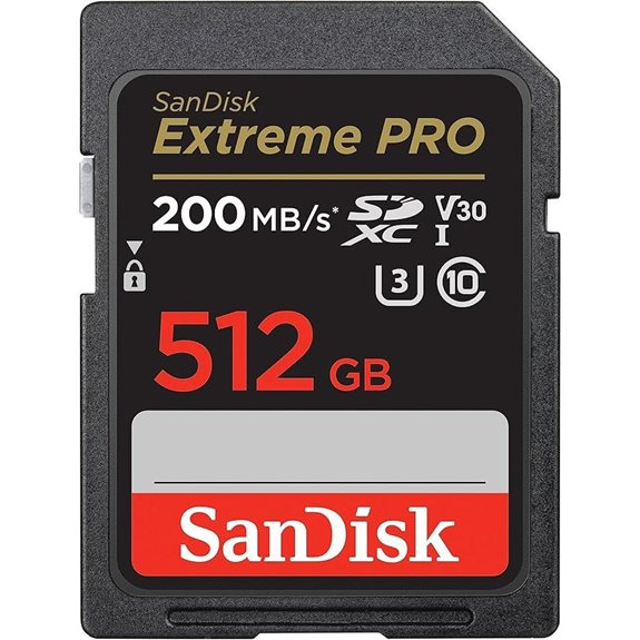 SanDisk 512GB Extreme PRO SDXC Memory Card