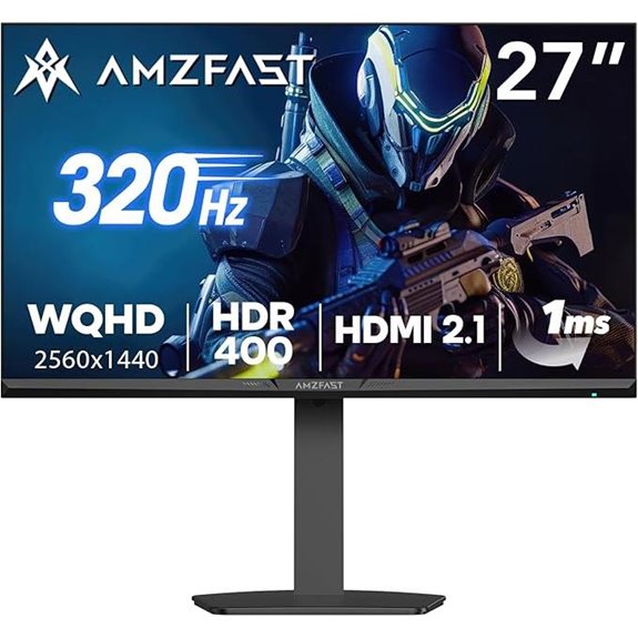 Amzfast 27 Gaming Monitor 320Hz HDR400 G-SYNC