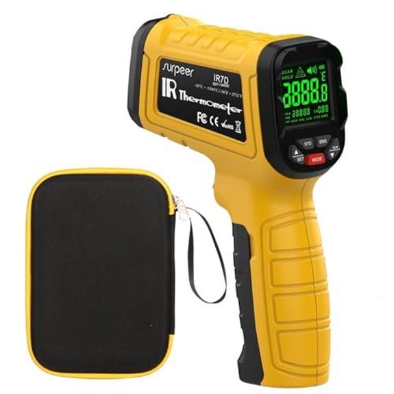 Infrared Digital Laser Thermometer for Industry and Home