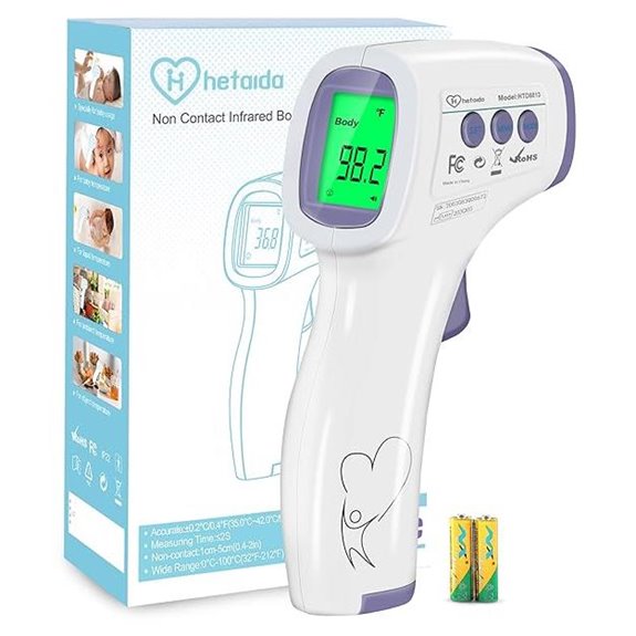 Infrared No-Touch Thermometer for Adults and Kids