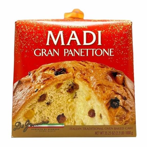 Madi Gran Panettone Italian Holiday Fruit Cake