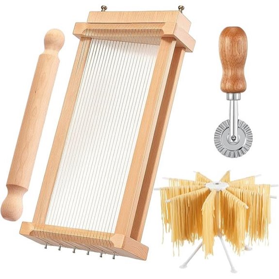 4-Piece Italian Pasta Maker Set with Tools