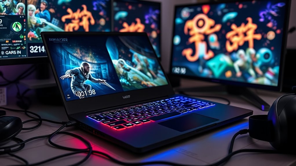 key gaming laptop features