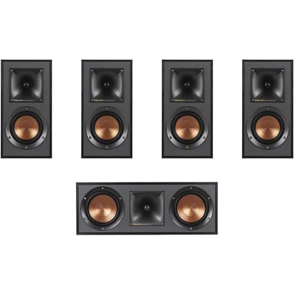 Klipsch Home Theater Speakers Bundle (2 R-41M R-52C)