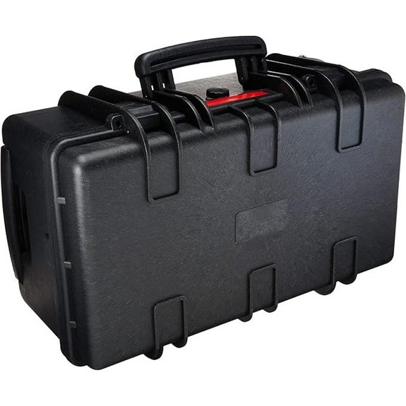Amazon Basics Large Hard Camera Case with Wheels