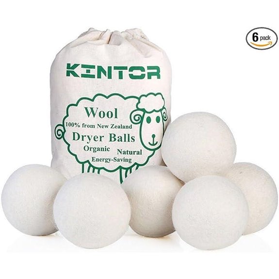 KINTOR Wool Dryer Balls XL 6 Pack
