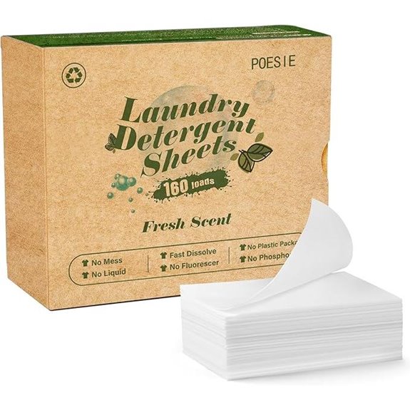 Poesie Fresh Scent Laundry Detergent Sheets (160 Count)
