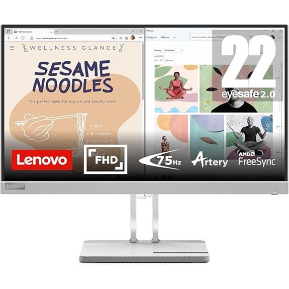 Lenovo L22e-40 21.45” FHD Monitor with AMD FreeSync