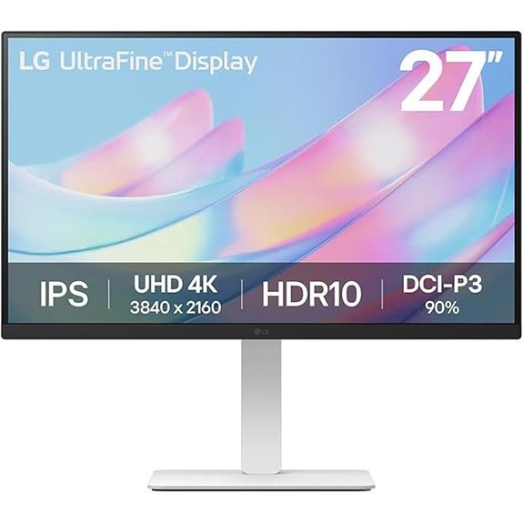 LG 27 4K UHD IPS Monitor with HDR and Adjustable Stand
