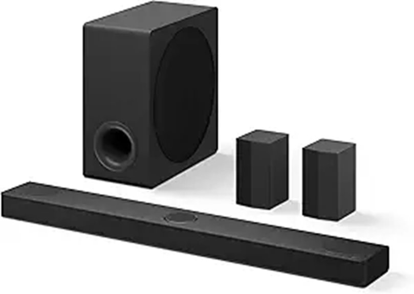 LG S80TR OLED Soundbar with Rear Speakers and Wireless Subwoofer