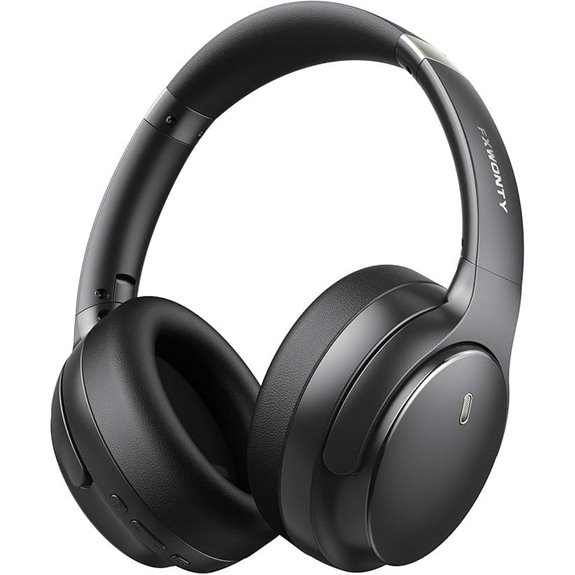 Hybrid Noise Cancelling Bluetooth Headphones with 70h Playtime