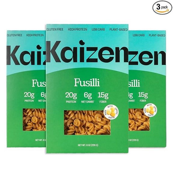 Kaizen Low Carb Keto Pasta Fusilli (3-Pack)