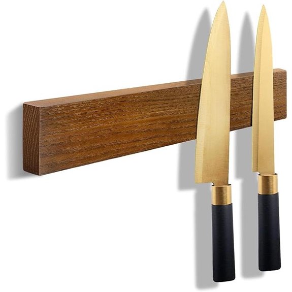 Magnetic Wooden Knife Holder for Wall Mount
