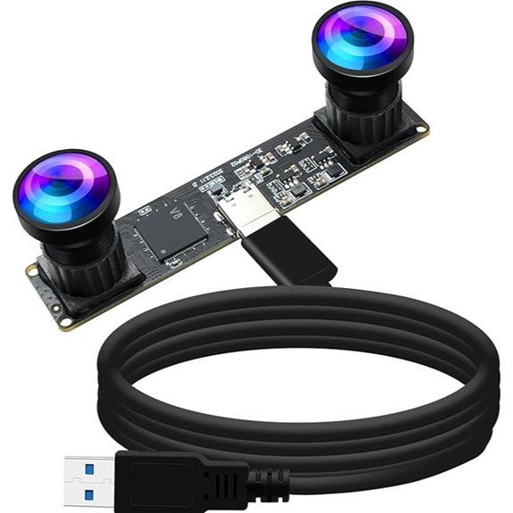 Magnolia 4MP Dual-Lens 1080P Webcam with Wide View