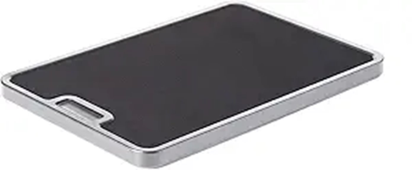 Nifty Medium Appliance Rolling Tray with Non-Slip Pad
