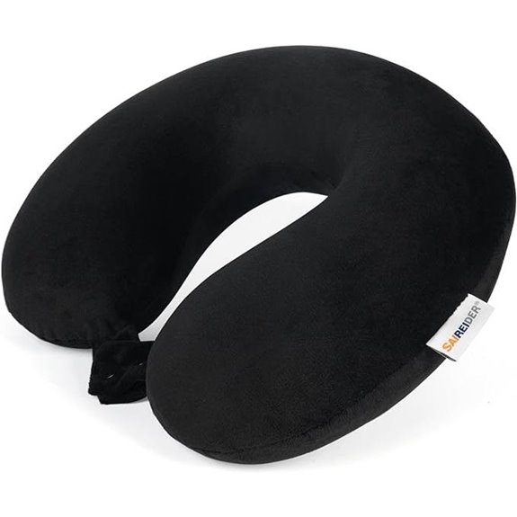 SAIREIDER Memory Foam Travel Neck Pillow