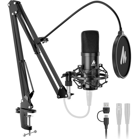 MAONO Condenser Microphone with USB/XLR and Software