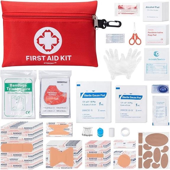 PTEROMY 150-Piece Mini First Aid Kit
